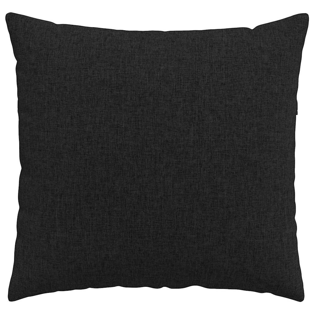 vidaXL Sofakissen 2 pcs Schwarz 50 x 50 cm Stoff