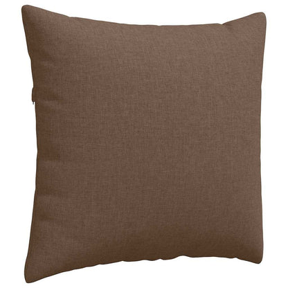 vidaXL Sofakissen 2 pcs Braun 50 x 50 cm Stoff
