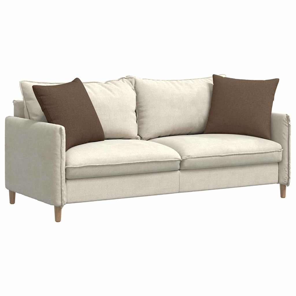 vidaXL Sofakissen 2 pcs Braun 50 x 50 cm Stoff