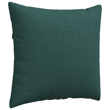 vidaXL Sofakissen 2 pcs Dunkelgrün 50 x 50 cm Stoff