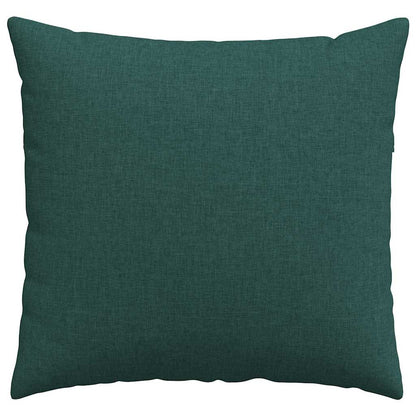 vidaXL Sofakissen 2 pcs Dunkelgrün 50 x 50 cm Stoff