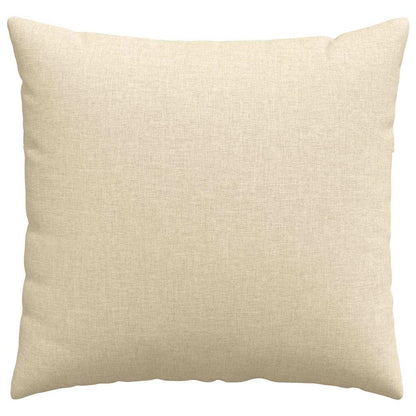 vidaXL Sofakissen 2 pcs Creme 50 x 50 cm Stoff