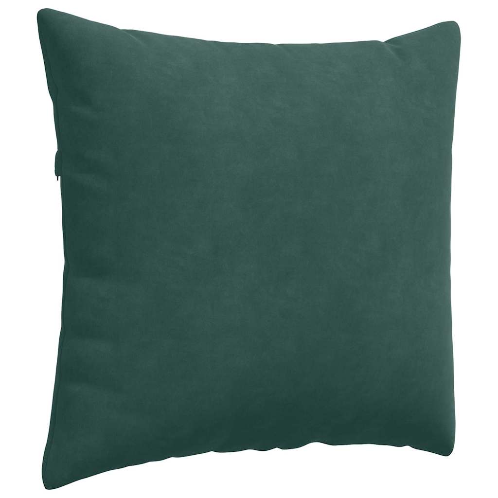 vidaXL Sofakissen 2 Stück Dunkelgrün 50 x 50 cm Cordstoff