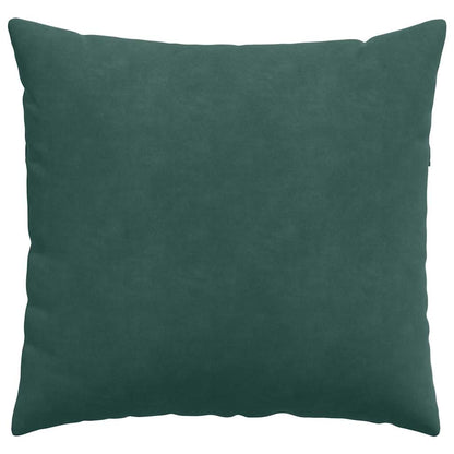 vidaXL Sofakissen 2 Stück Dunkelgrün 50 x 50 cm Cordstoff