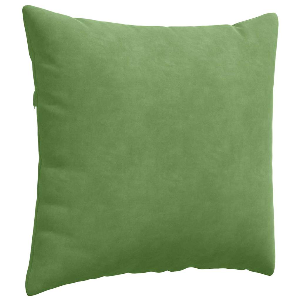 vidaXL Sofakissen 2 Stück Hellgrün 50 x 50 cm Cordstoff