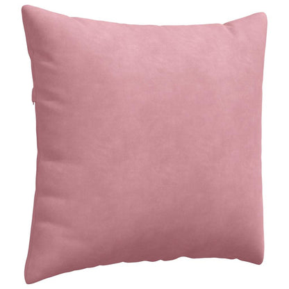 vidaXL Sofakissen 2 Stück Rosa 50 x 50 cm Cordstoff
