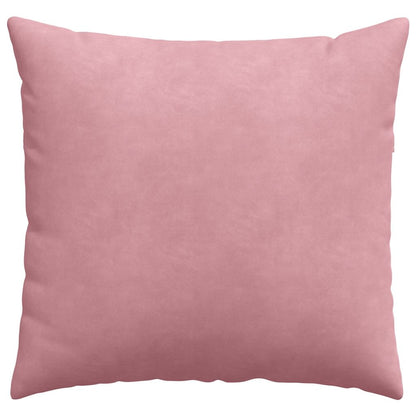 vidaXL Sofakissen 2 Stück Rosa 50 x 50 cm Cordstoff