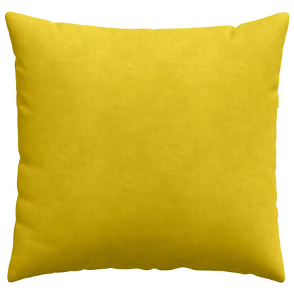 vidaXL Sofakissen 2 Stück Gelb 50 x 50 cm Cordstoff
