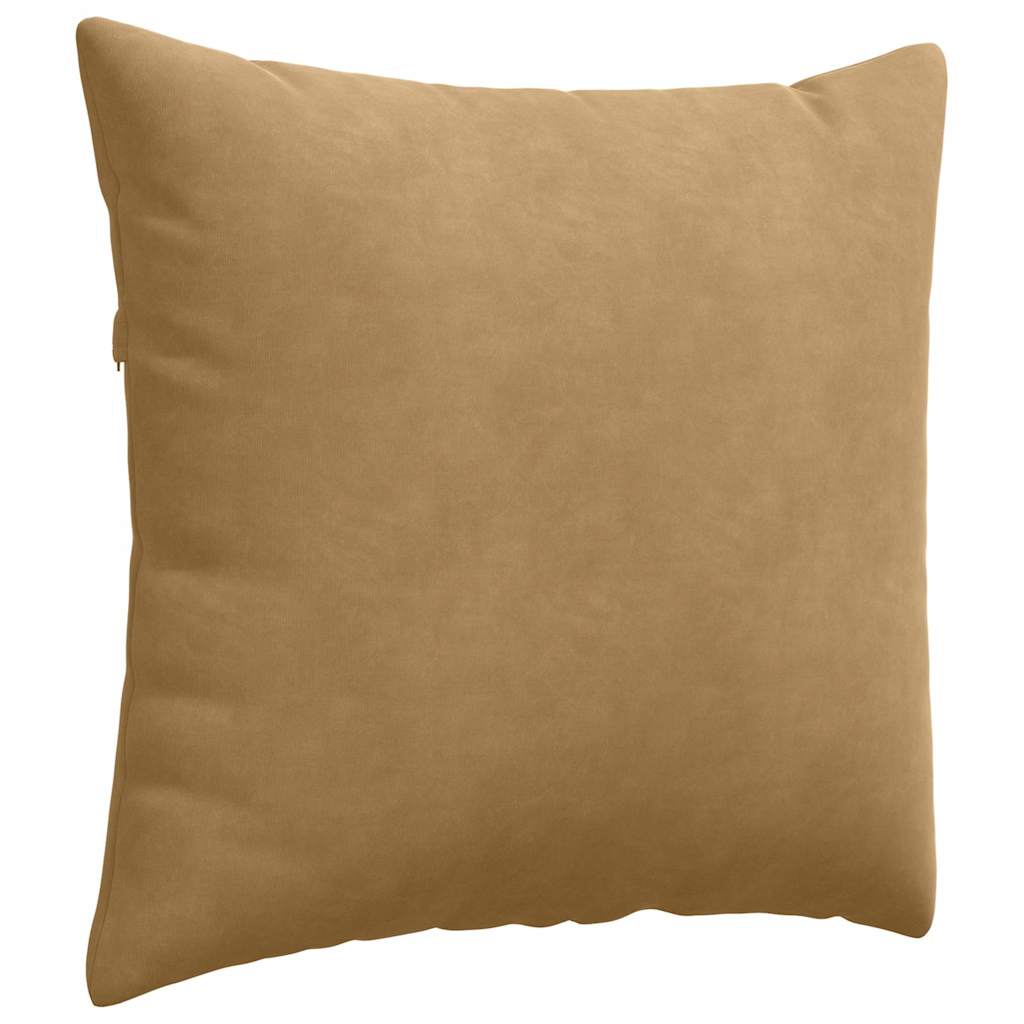 vidaXL Sofakissen 2 Stück Braun 50 x 50 cm Cordstoff