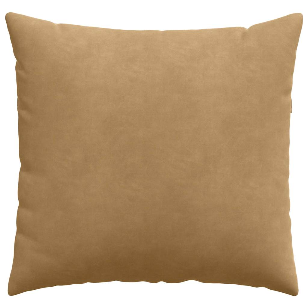 vidaXL Sofakissen 2 Stück Braun 50 x 50 cm Cordstoff