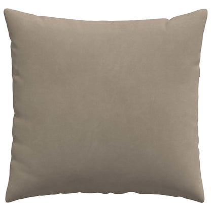 vidaXL Sofakissen 2 Stück Taupe 50 x 50 cm Stoff