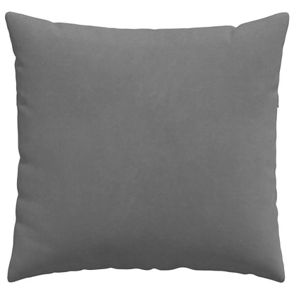 vidaXL Sofakissen 2 Stück Dunkelgrau 50 x 50 cm Stoff