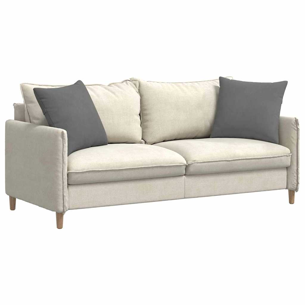 vidaXL Sofakissen 2 Stück Dunkelgrau 50 x 50 cm Stoff