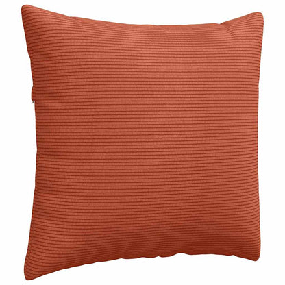 vidaXL Sofakissen 2 Stück Rot-Orange 50 x 50 cm Cordstoff