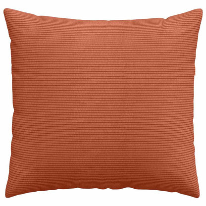 vidaXL Sofakissen 2 Stück Rot-Orange 50 x 50 cm Cordstoff