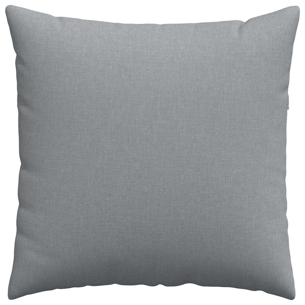 vidaXL Sofakissen 2 pcs Hellgrau 60 x 60 cm Stoff