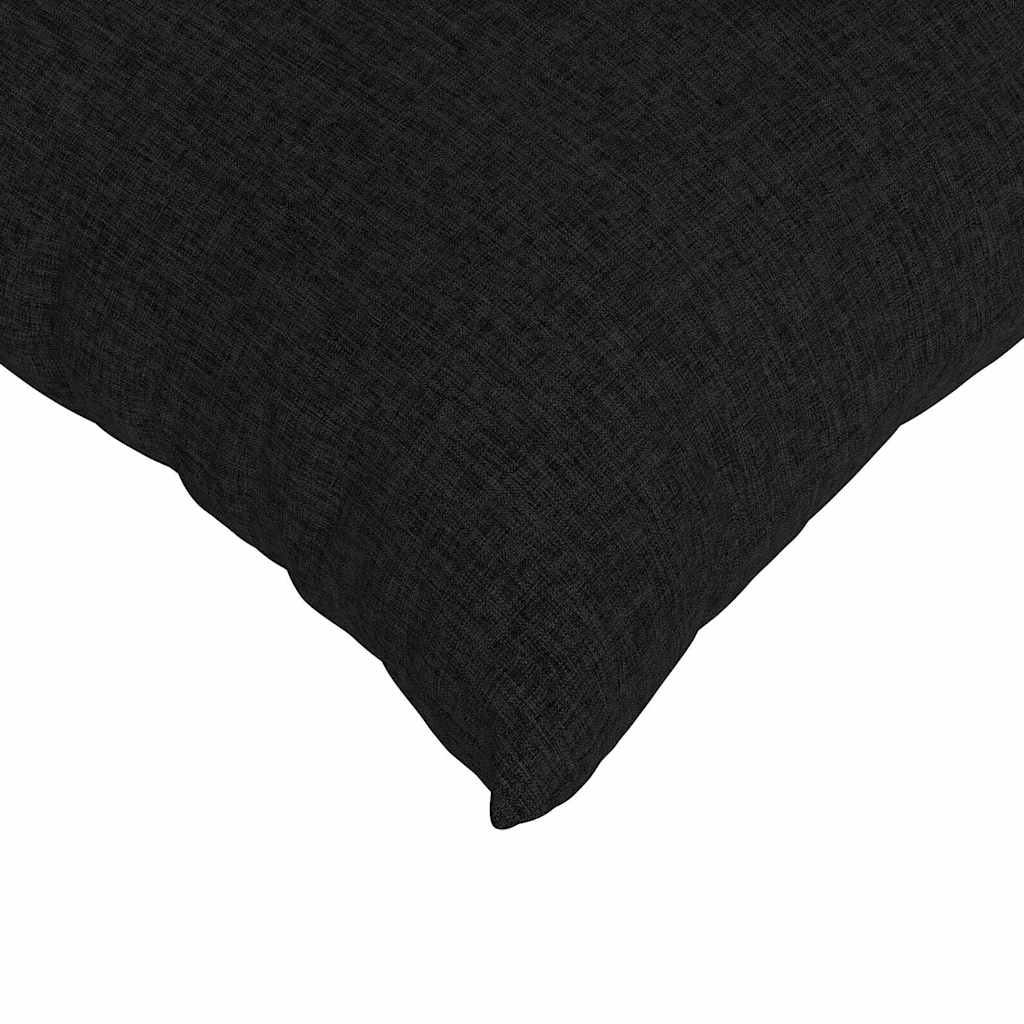 vidaXL Sofakissen 2 pcs Schwarz 60 x 60 cm Stoff