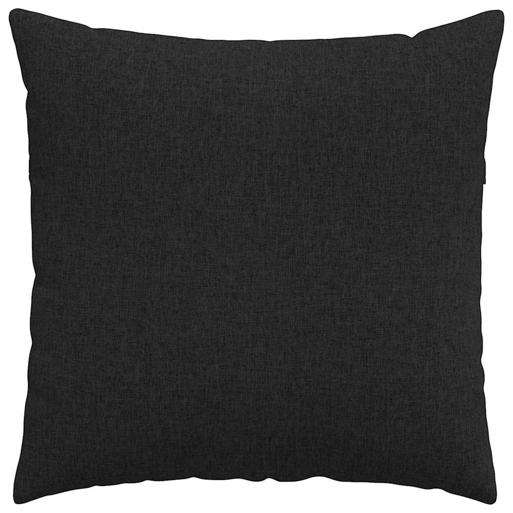 vidaXL Sofakissen 2 pcs Schwarz 60 x 60 cm Stoff
