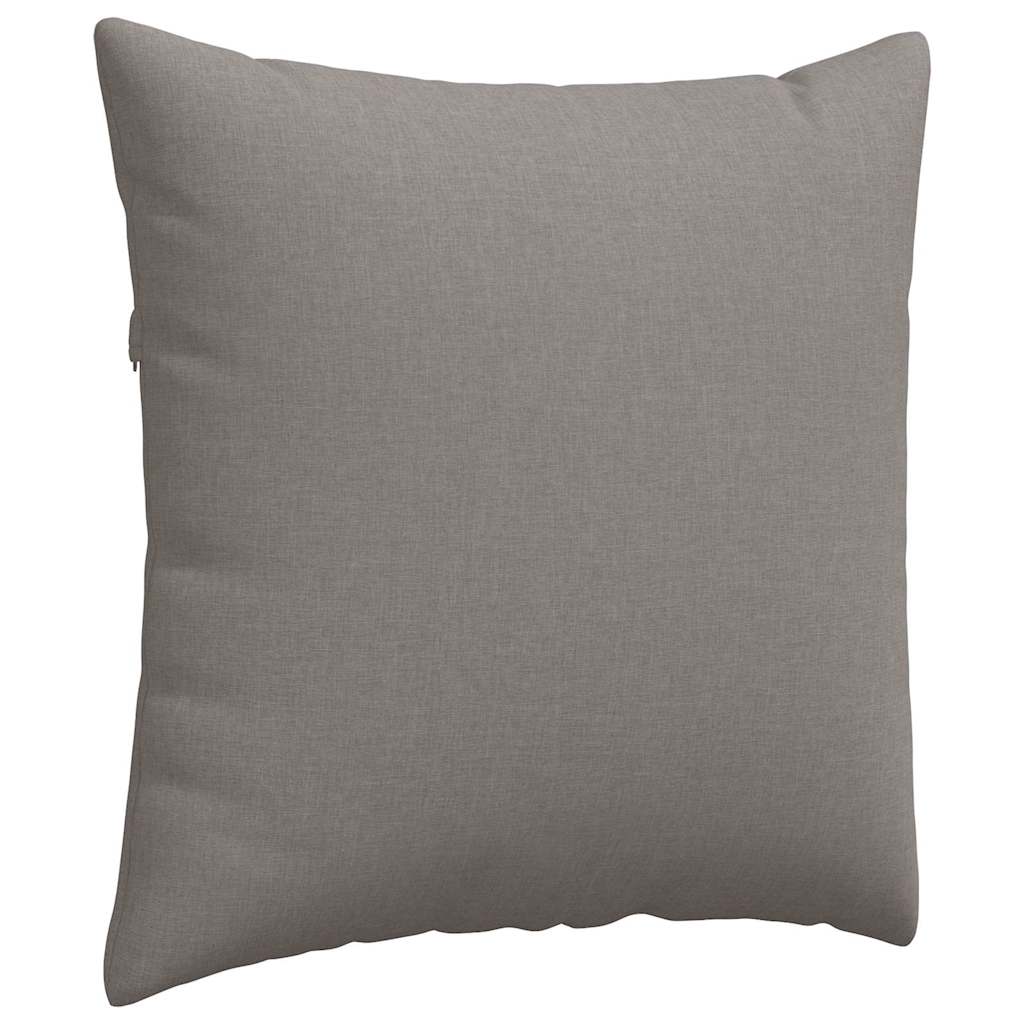 vidaXL Sofakissen 2 pcs Taupe 60 x 60 cm Stoff