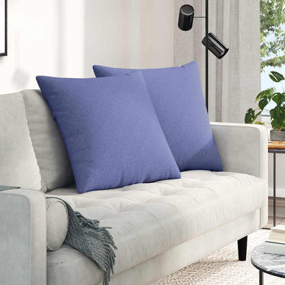 vidaXL Sofakissen 2 pcs Jeans blau 60 x 60 cm Stoff