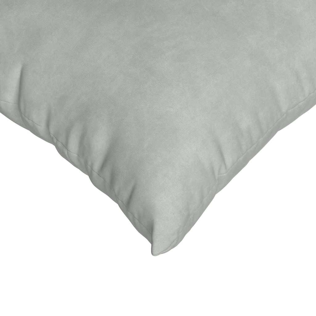 vidaXL Sofakissen 2 Stück Hellgrau 60 x 60 cm Cordstoff