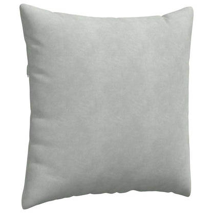 vidaXL Sofakissen 2 Stück Hellgrau 60 x 60 cm Cordstoff