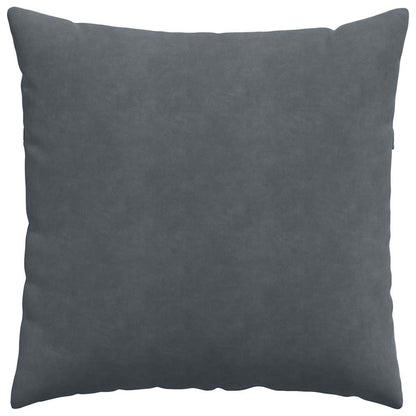 vidaXL Sofakissen 2 Stück Dunkelgrau 60 x 60 cm Cordstoff