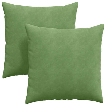vidaXL Sofakissen 2 Stück Hellgrün 60 x 60 cm Cordstoff