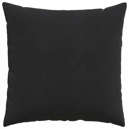 vidaXL Sofakissen 2 Stück Schwarz 60 x 60 cm Cordstoff