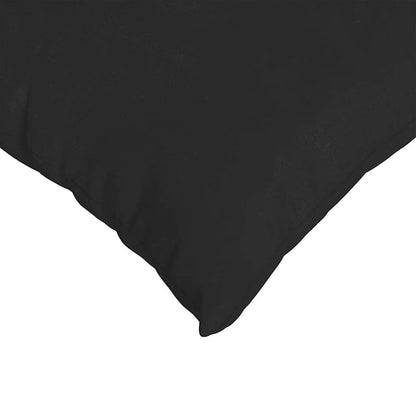 vidaXL Sofakissen 2 Stück Schwarz 60 x 60 cm Stoff