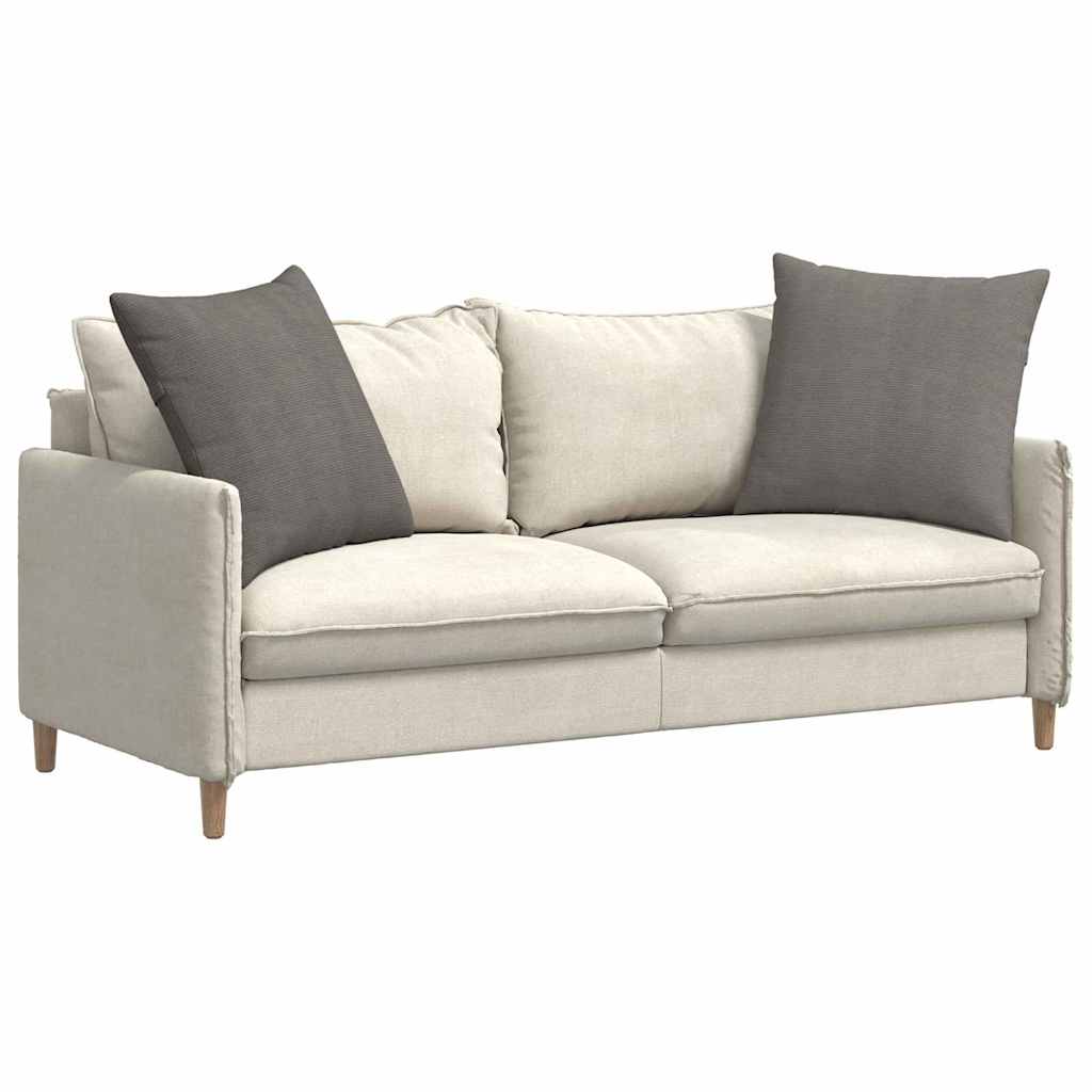vidaXL Sofakissen 2 Stück Hellgrau 60 x 60 cm Cordstoff