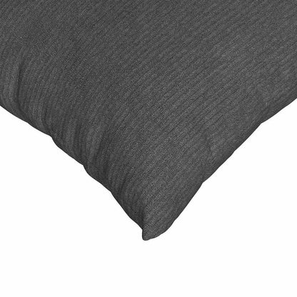 vidaXL Sofakissen 2 Stück Dunkelgrau 60 x 60 cm Cordstoff