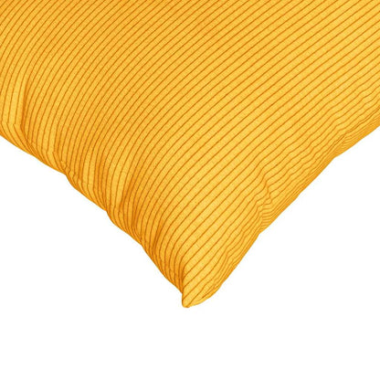 vidaXL Sofakissen 2 Stück Helles Gelb 60 x 60 cm Cordstoff