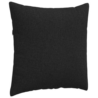 vidaXL Sofakissen 2 pcs Schwarz 80 x 80 cm Stoff