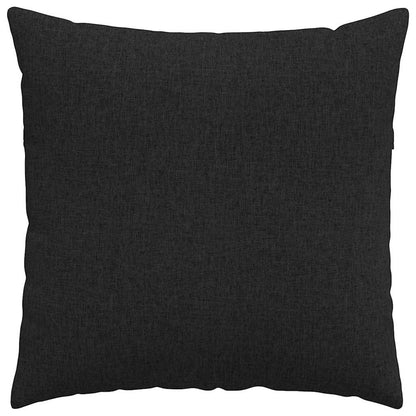 vidaXL Sofakissen 2 pcs Schwarz 80 x 80 cm Stoff