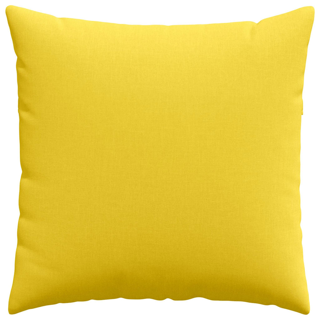 vidaXL Sofakissen 2 pcs Helles Gelb 80 x 80 cm Stoff