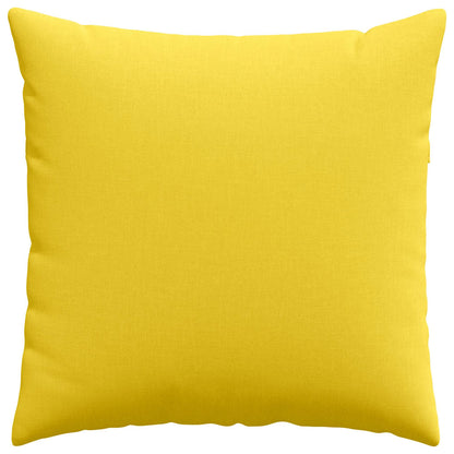 vidaXL Sofakissen 2 pcs Helles Gelb 80 x 80 cm Stoff