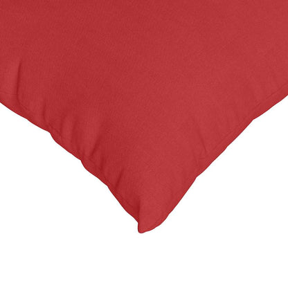 vidaXL Sofakissen 2 pcs Rot 80 x 80 cm Stoff