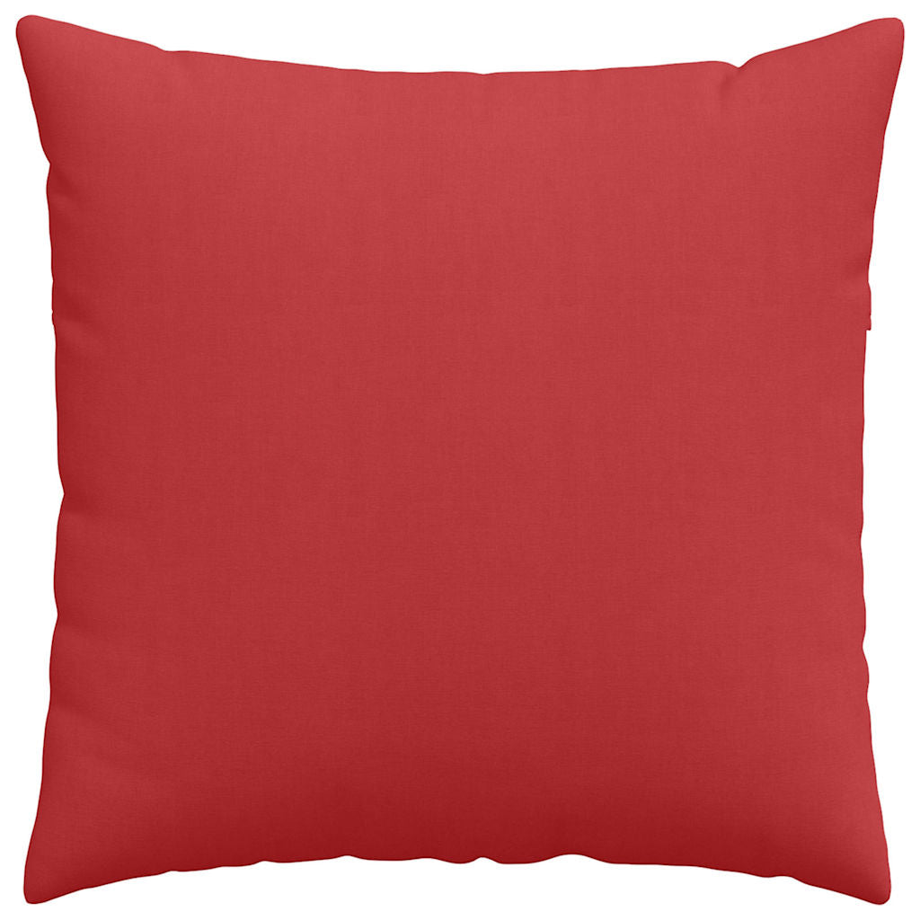 vidaXL Sofakissen 2 pcs Rot 80 x 80 cm Stoff