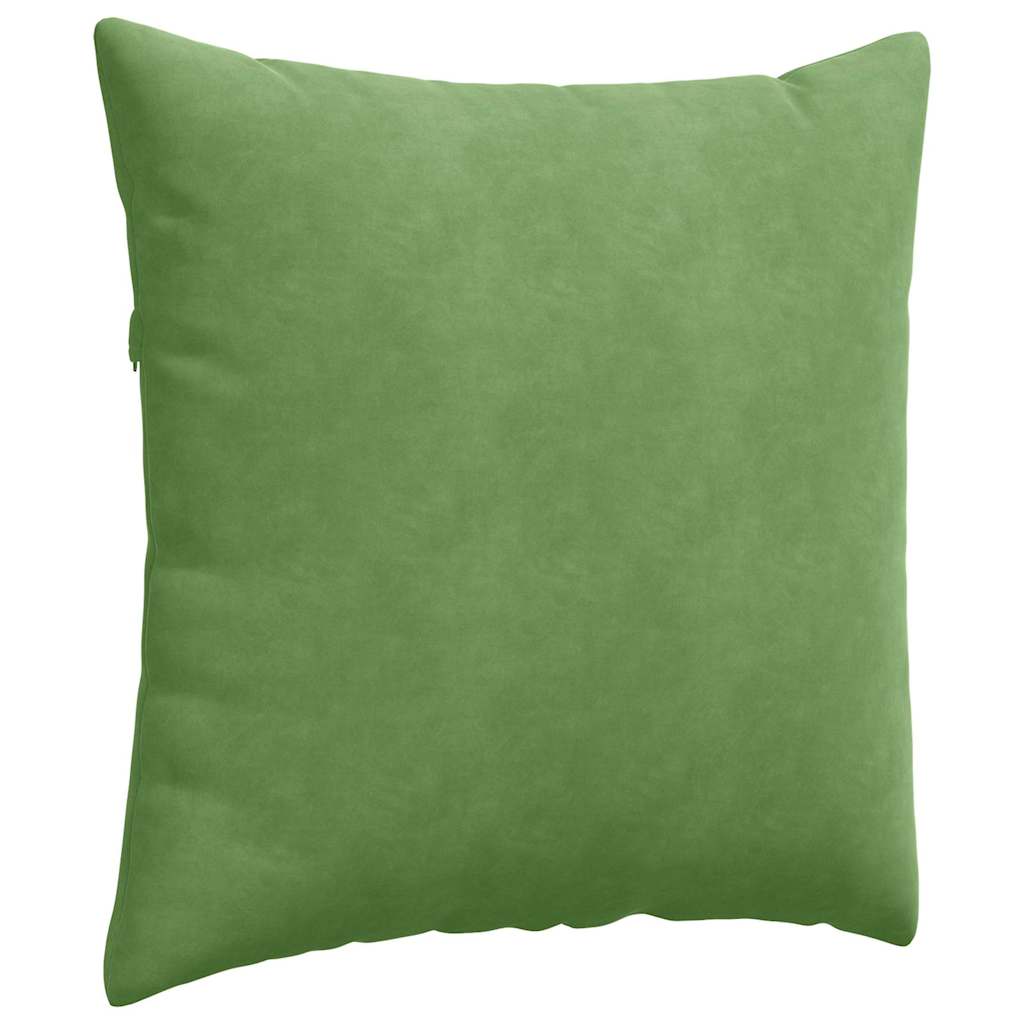 vidaXL Sofakissen 2 Stück Hellgrün 80 x 80 cm Cordstoff