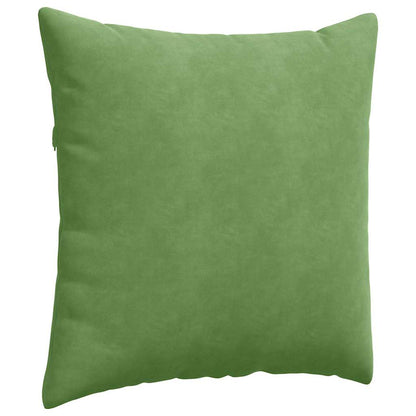 vidaXL Sofakissen 2 Stück Hellgrün 80 x 80 cm Cordstoff
