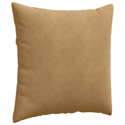 vidaXL Sofakissen 2 Stück Braun 80 x 80 cm Cordstoff