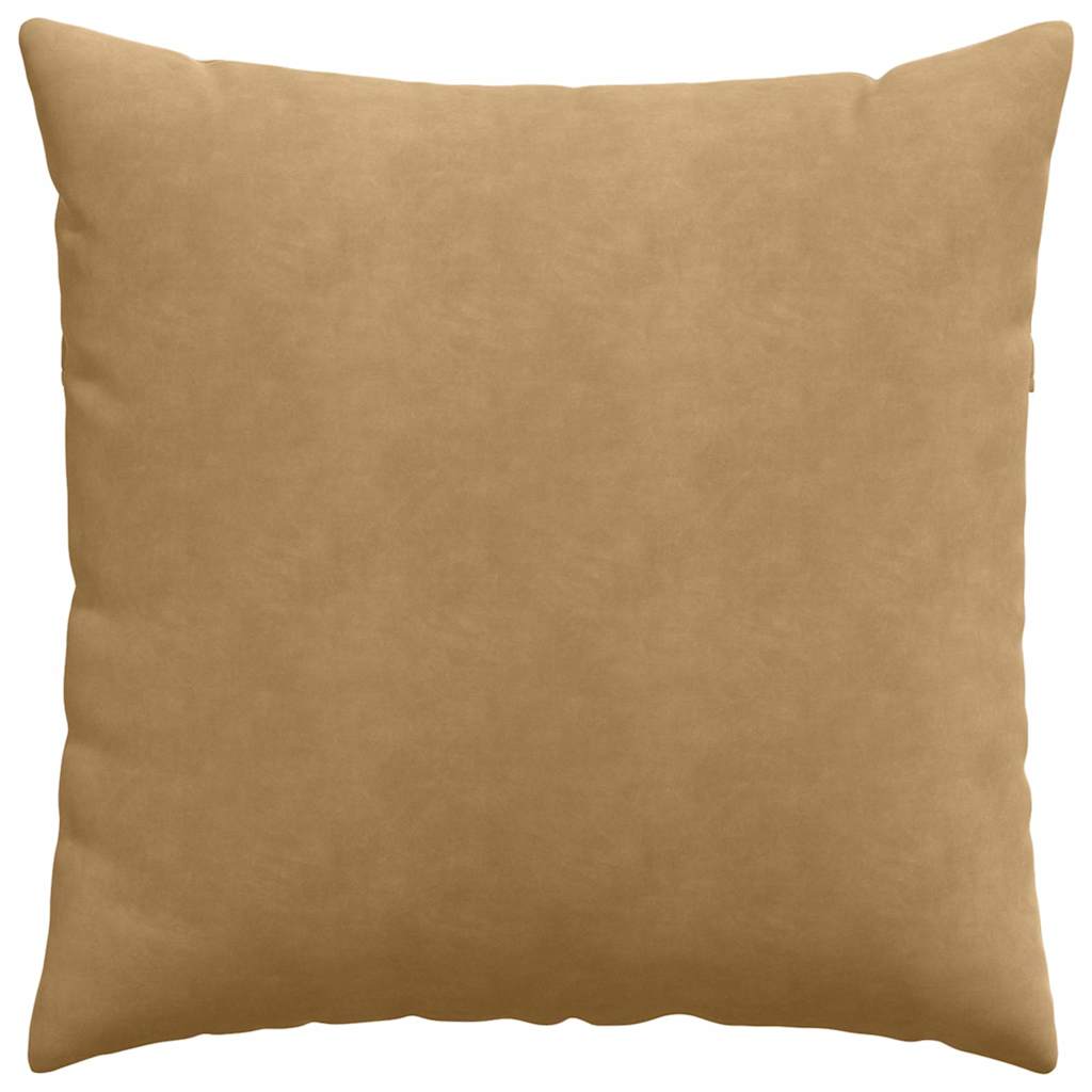 vidaXL Sofakissen 2 Stück Braun 80 x 80 cm Cordstoff