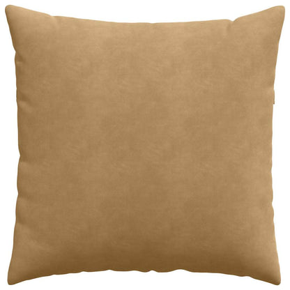 vidaXL Sofakissen 2 Stück Braun 80 x 80 cm Cordstoff