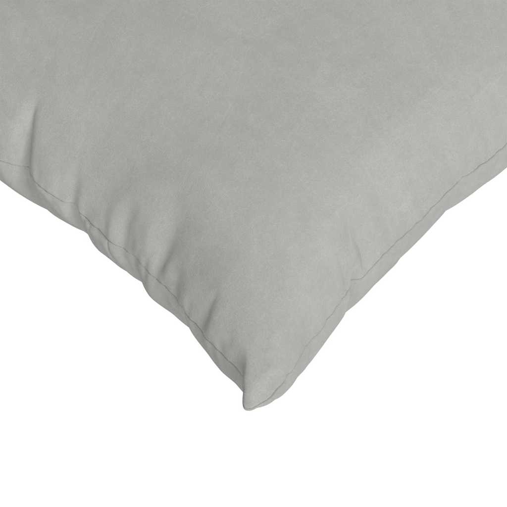 vidaXL Sofakissen 2 Stück Hellgrau 80 x 80 cm Stoff