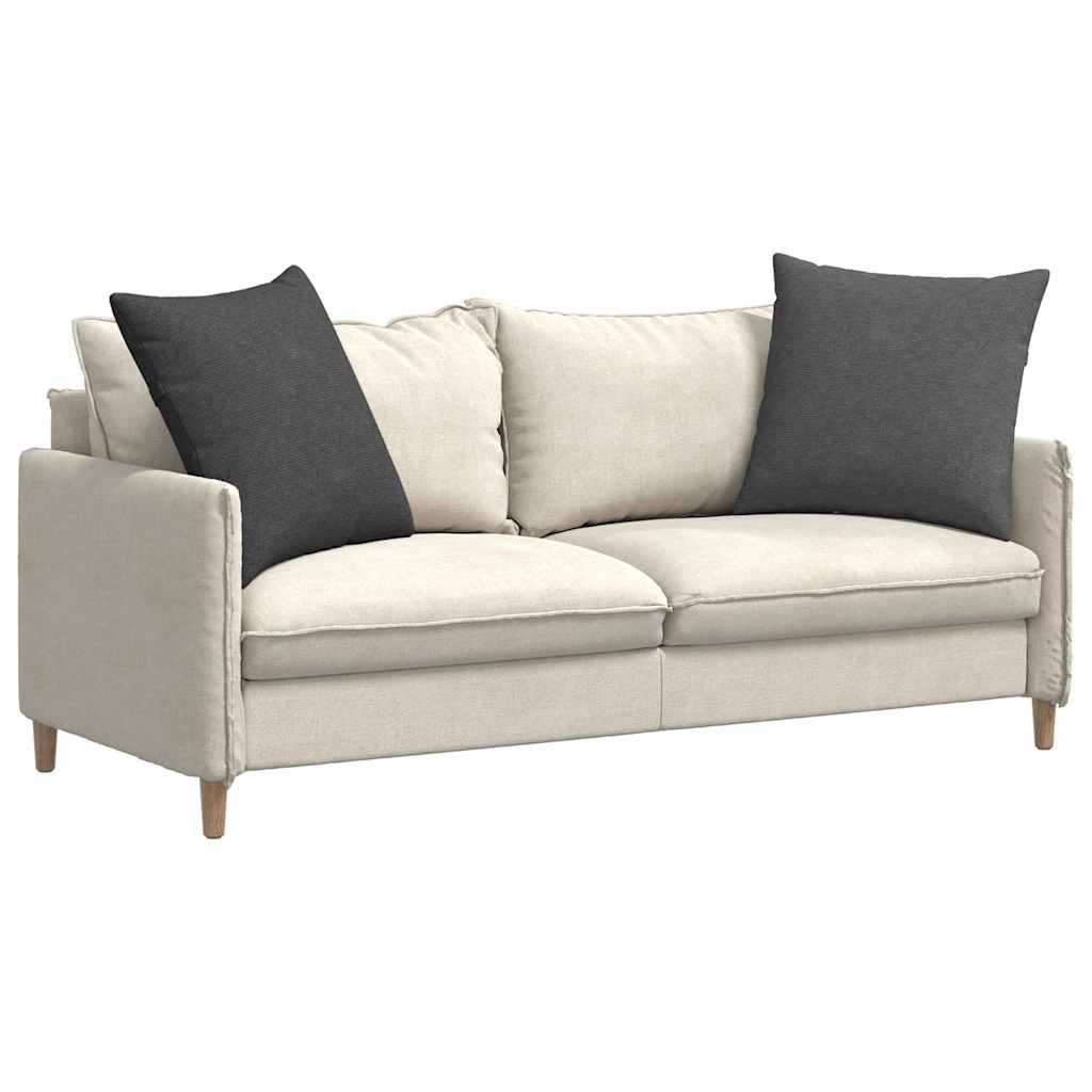 vidaXL Sofakissen 2 Stück Dunkelgrau 80 x 80 cm Cordstoff