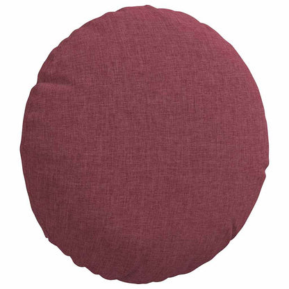 vidaXL Sitzkissen 2 pcs Weinrot Ø30 x 13 cm Stoff