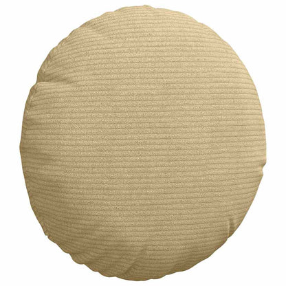 vidaXL Sitzkissen 2 pcs Grau-Grün Ø 30 cm Cordstoff