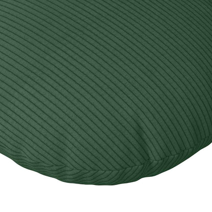 vidaXL Sitzkissen 2 pcs Dunkelgrün Ø 30 cm Cordstoff