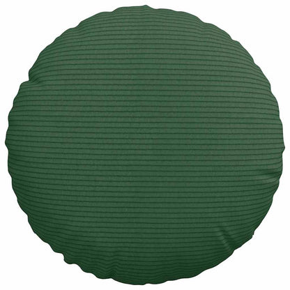 vidaXL Sitzkissen 2 pcs Dunkelgrün Ø 30 cm Cordstoff